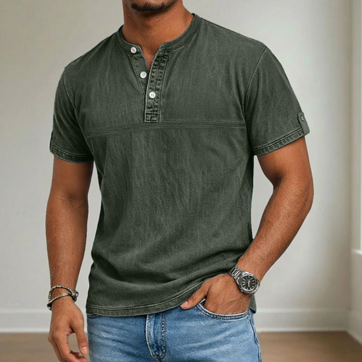 Eirik™ | Tidløs henley-t-skjorte