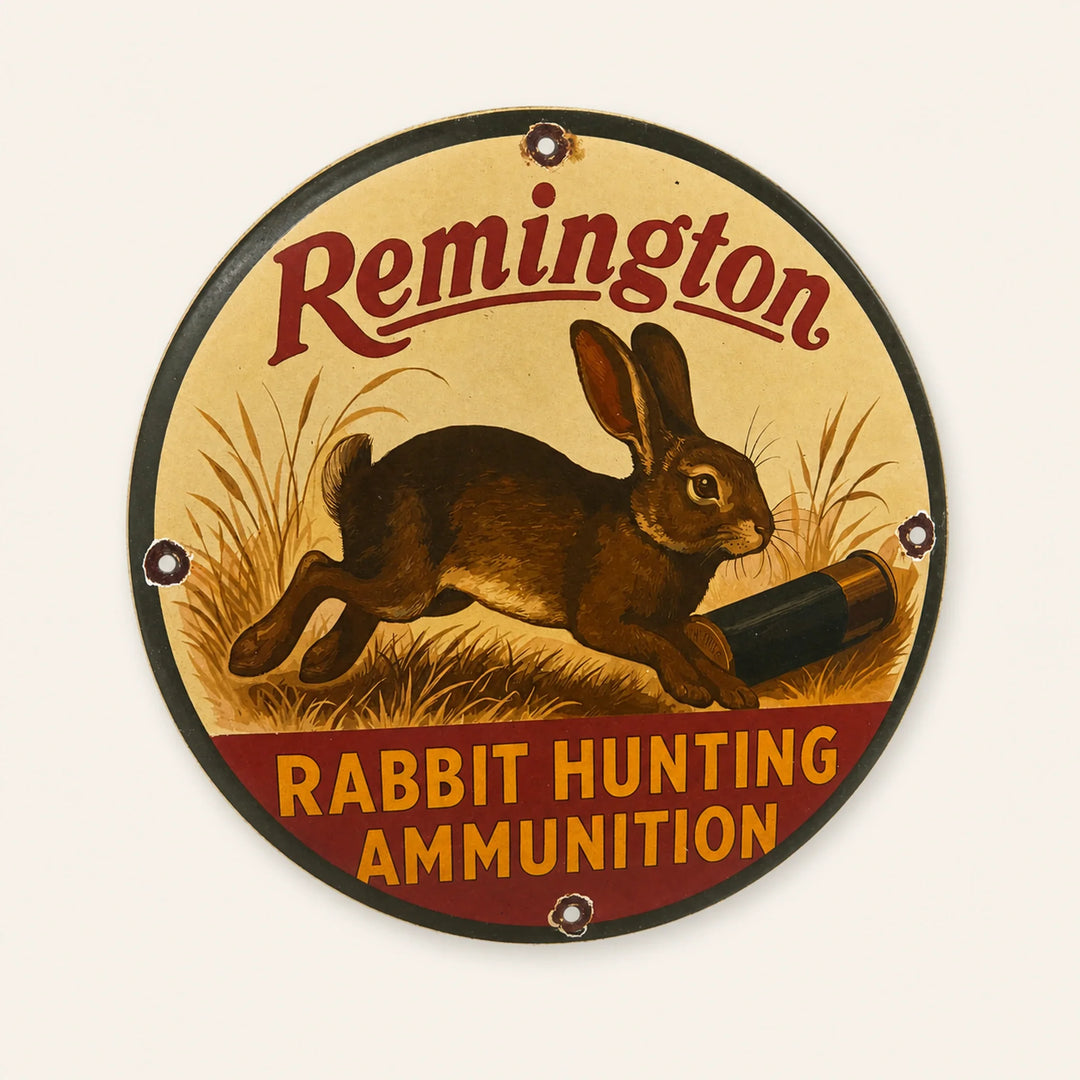 Remington Rabbit Hunting – Emaljeskilt