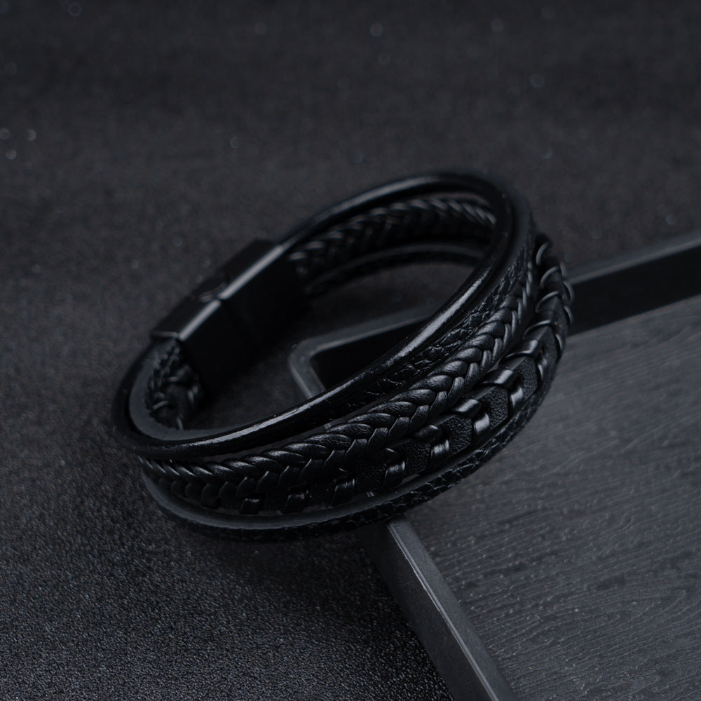Ragnar™ Band – Lærflettet Vikingarmbånd (25 % til Movember)