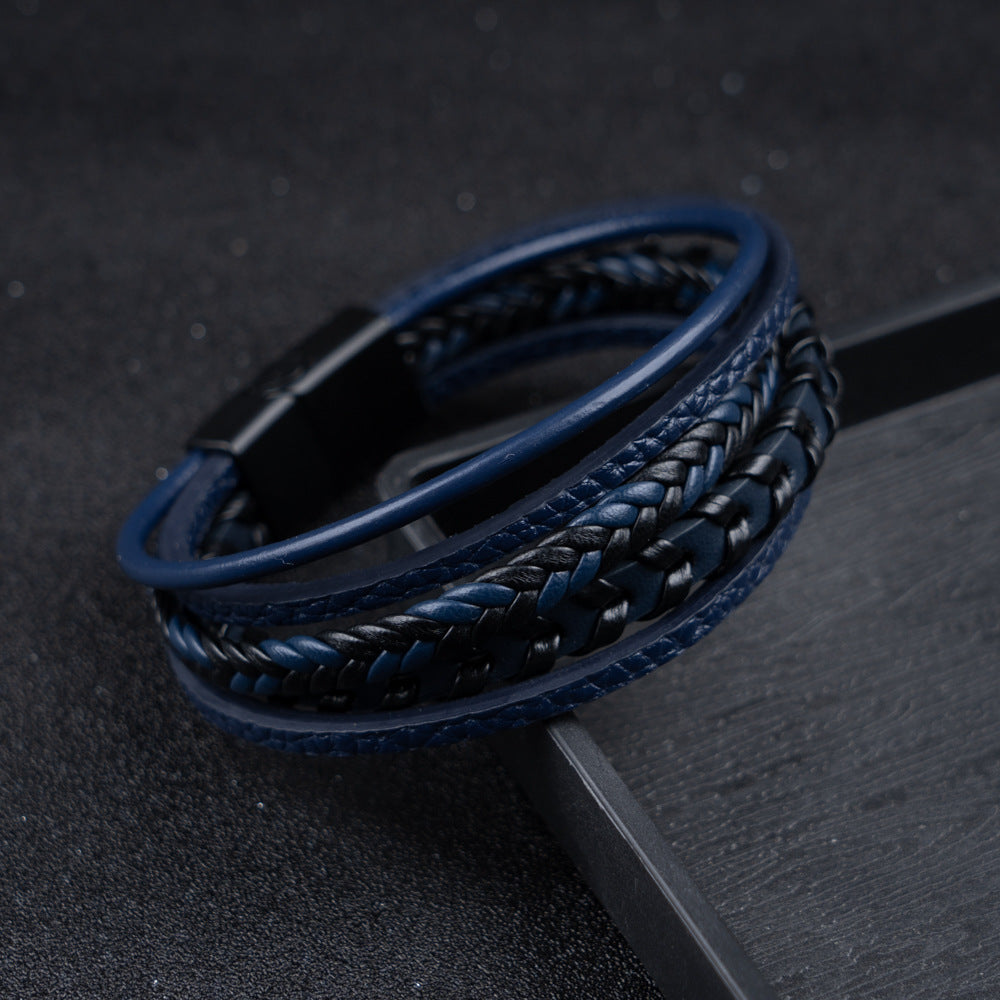 Ragnar™ Band – Lærflettet Vikingarmbånd (25 % til Movember)
