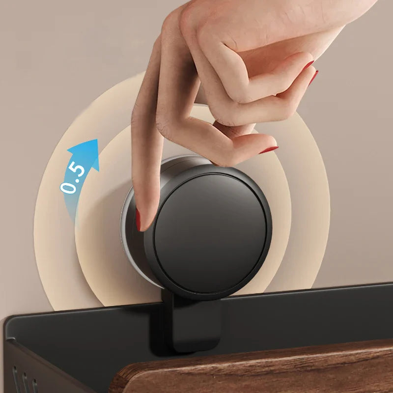 JE™ Valnøtt Badkamerhylle - Uten boring, med sugekopp-feste