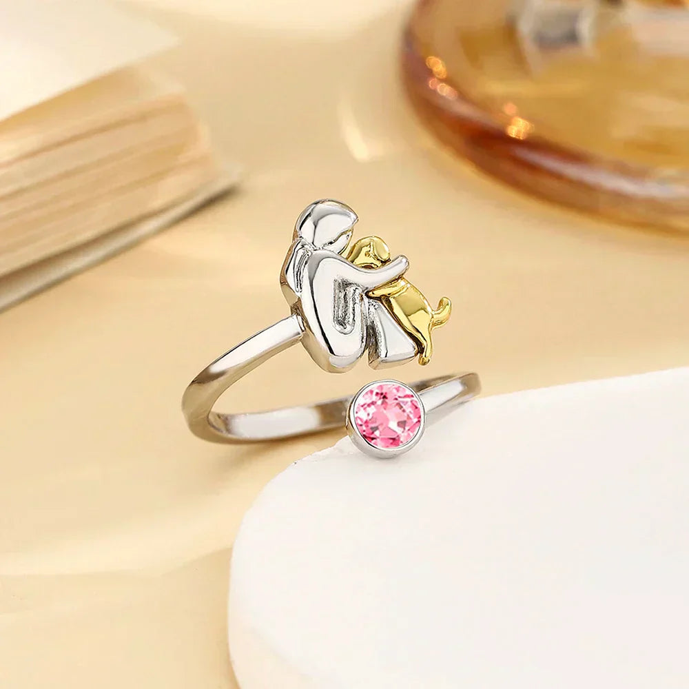 Rose™| Ring med stein