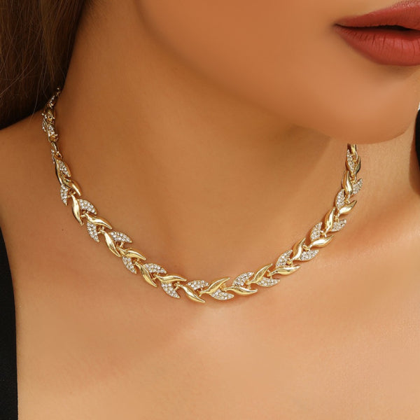 Aurora™ | Håndlaget Fiskhale Halskjede & Armbånd Sett