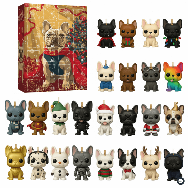 🌲 Julegave – 2025 Morsom Hundeadventskalender