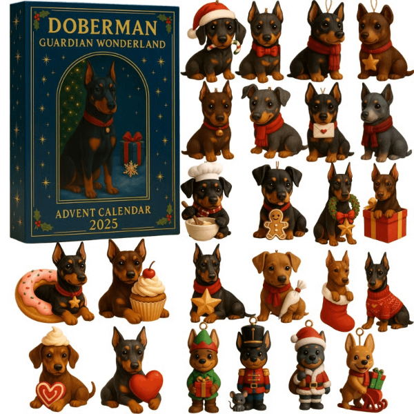 🌲 Julegave – 2025 Morsom Hundeadventskalender