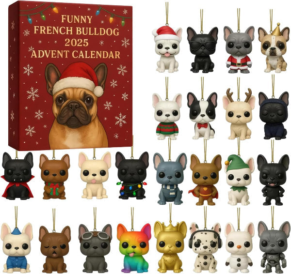 🌲 Julegave – 2025 Morsom Hundeadventskalender