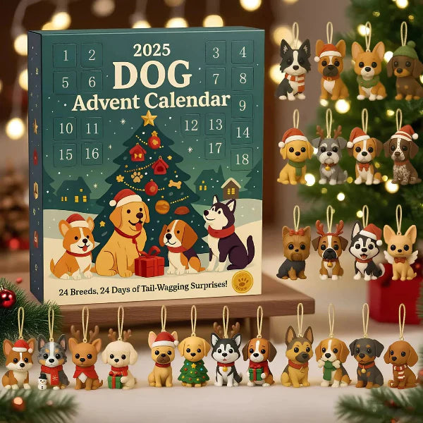 🌲 Julegave – 2025 Morsom Hundeadventskalender