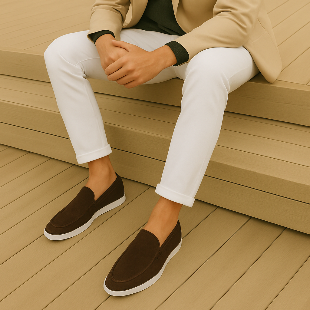 Arvid™ – Elegante semsket loafers