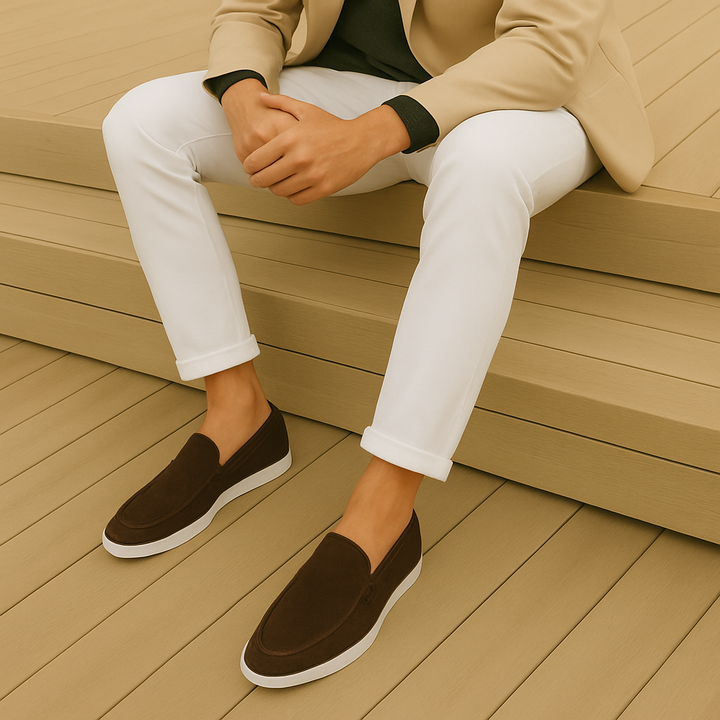 Arvid™ – Elegante semsket loafers