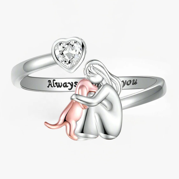 Anne™| Ring „Jente og Hund“