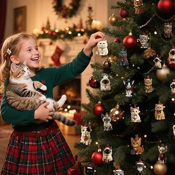 Julekalender med 24 festlige katter